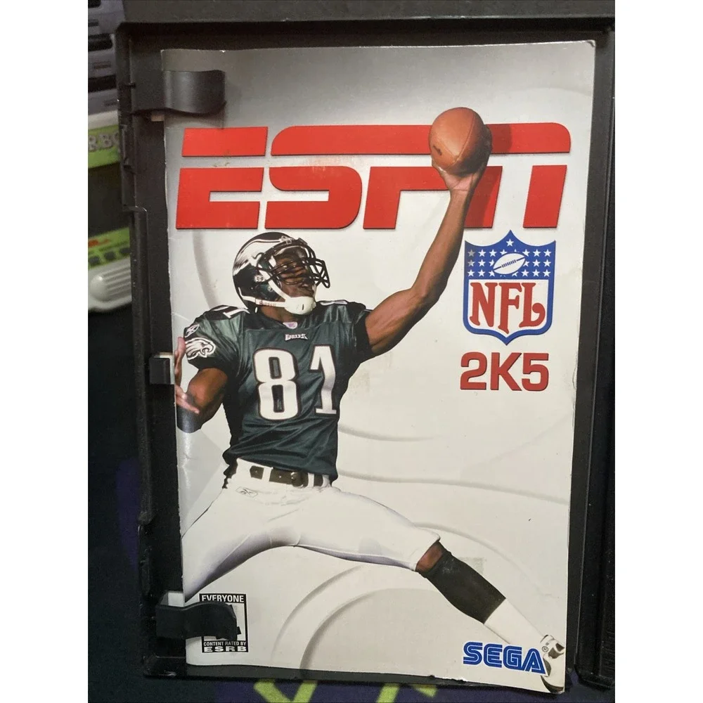 SEGA ESPN NFL 2K5 Sony PlayStation 2 PS2 Football Sports E Multiplayer Manual